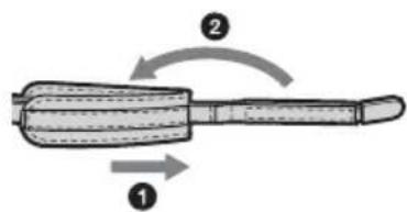 SONY DCR-HC16 - De handgreepband als polsband gebruiken - 2