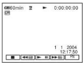 SONY DCR-HC16 - De datum/tijd en gegevens over camera-instellingen weergeven – Gegevenscode - 2