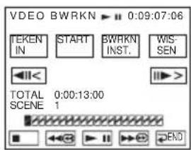 VIDEO BWRKN ▶ 0:09:07:06 TEKEN START BWRKN INST. WISSEN TOTAL 0:00:13:00 SCENE 1