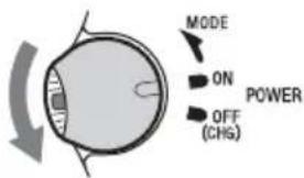 MODE ON POWER OFF (CHG)