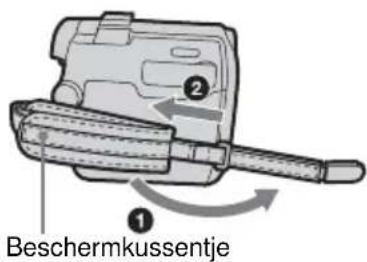 SONY DCR-HC16 - De handgreepband als polsband gebruiken - 1