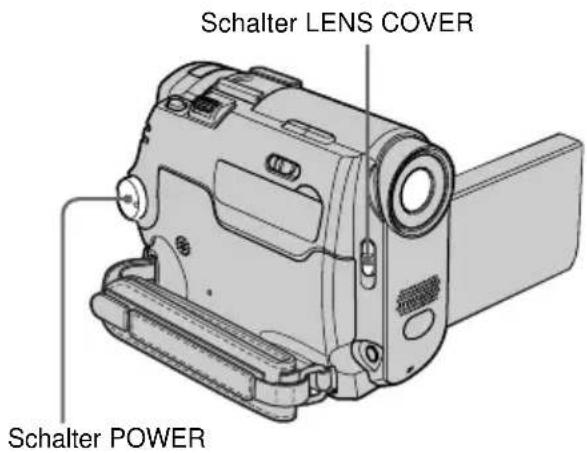 Schalter LENS COVER Schalter POWER