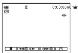 SONY DCR-HC16 - Drücken Sie während der Wiedergabe an der Stelle, die Sie später ansteuern wollen, ZERO SET MEMORY auf der Fernbedienung. - 1