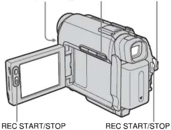 REC START/STOP REC START/STOP