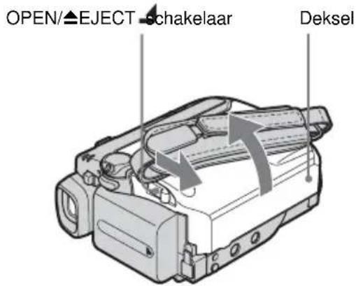OPEN/▲EJECT schakelaar Deksel