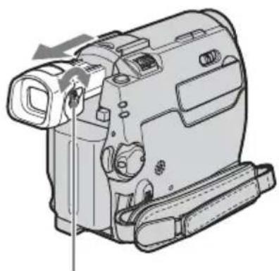 SONY DCR-HC16 - Einstellen des Suchers - 1