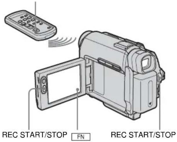 REC START/STOP FN REC START/STOP