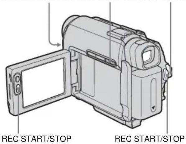 REC START/STOP REC START/STOP