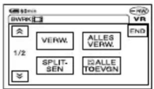 GWRK 1/2 VERW. ALLES VERW. SPLIT- SEN SOLLE TOEVGN END VR WRK