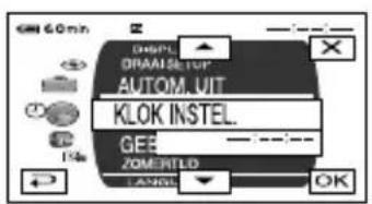 60min DISPLAY DRAM SETUP AUTOM. UIT KLOK INSTEL. GEE ZOMERTLD OK