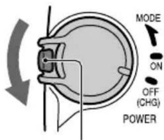 MODE ON OFF (CHG) POWER