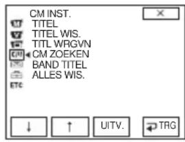 CM INST. TITEL TITEL WIS. TITL WRGVN CM ZOEKEN BAND TITEL ALLES WIS. ↓ ↑ UITV. →TRG