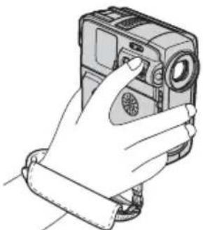 SONY DCR-PC106 - De handgreepband als polsband gebruiken - 3