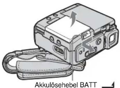 Akkulösehebel BATT