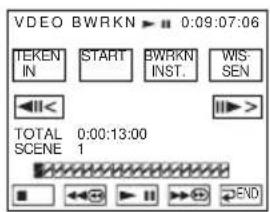 VIDEO BWRKN ▶ 0:09:07:06 TEKEN START BWRKN WISSEN IN INST. SEN TOTAL 0:00:13:00 SCENE 1