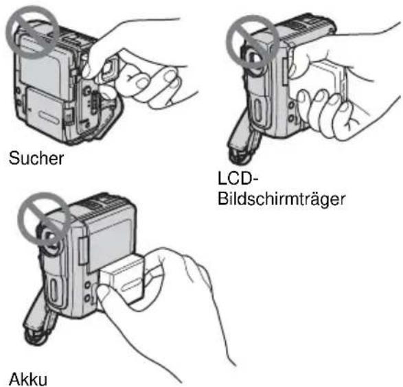 SONY DCR-PC106 - Hinweise zum Verwenden des Camcorders - 5
