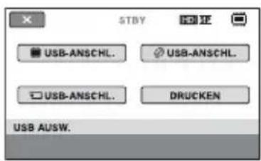 STBY USB-ANSCHL. USB-ANSCHL. DRUCKEN USB AUSW.