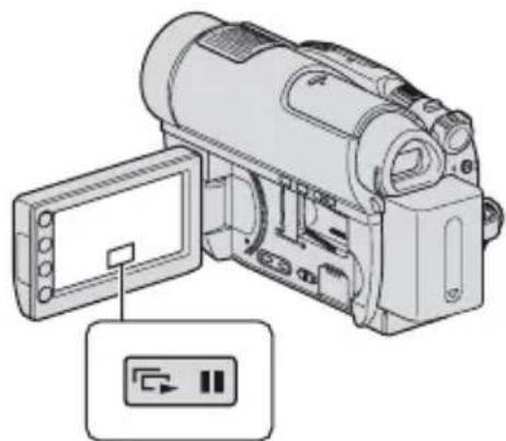 SONY HDR-UX9 - Een reeks stilstaande beelden weergeven (diavoorstelling) - 1