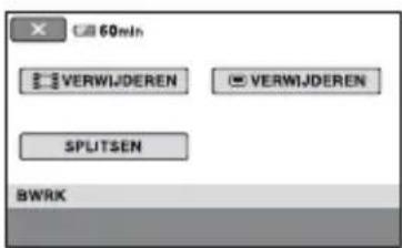 60min VERWIJDEREN VERWIJDEREN SPLITSEN BWRK