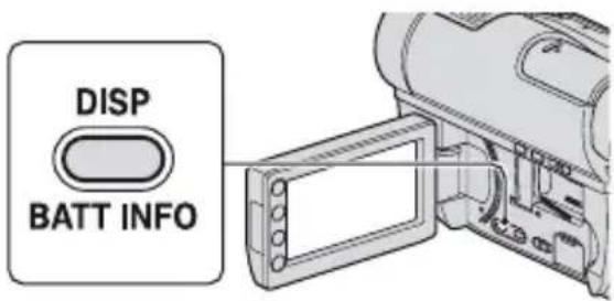 SONY HDR-UX9 - So lassen Sie die Akkurestladung anzeigen (Battery Info) - 1