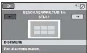 GESCH.VERWRK.TIJD:1m STUL1 DISC MENU Een disc menu maken.