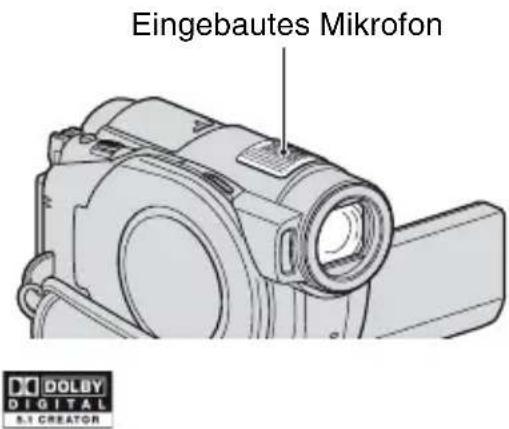 Eingebautes Mikrofon DOLBY DIGITAL S.1 CREATOR
