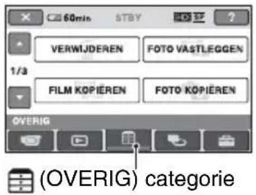 60min STBY VERWIJDEREN FOTO VASTLEGGEN 1/3 FILM KOPIEREN FOTO KOPIEREN OVERIG (OVERIG) categorie