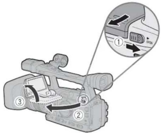 CANON XH G1 - Using the LCD Display - 1