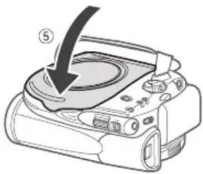CANON DC420 - Einlegen der DVD - 4