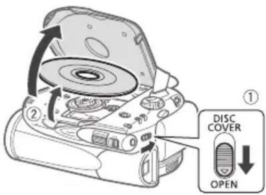 CANON DC420 - Herausnehmen der DVD - 1
