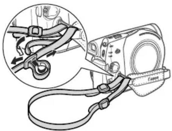 CANON DC420 - ANBRINGEN DES SCHULTERRIEMENS - 1