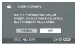 PANASONIC VDR D 220 EG - Yeni DVD-RW kullanırken - 2