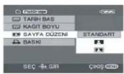 PANASONIC VDR D 220 EG - [SAYFA DÜZENİ] üzerindeki düzen ayarını seçiniz. - 1