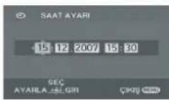 PANASONIC VDR D 220 EG - Tarih ve saati ayarlama - 2