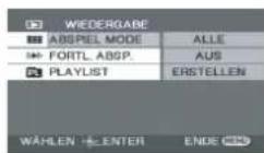 PANASONIC VDR D 220 EG - Wiedergabemenüs für Filme - 1