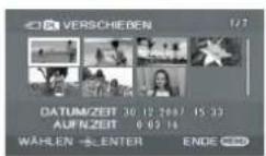 PANASONIC VDR D 220 EG - Szenen verschieben - 2