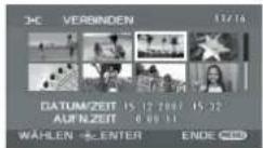 PANASONIC VDR D 220 EG - Wenn Sie den Teil erreichen, bei dem die Szene aufgeteilt werden soll, bewegen Sie den Joystick bitte nach unten, um den Teilungspunkt einzustellen. - 10