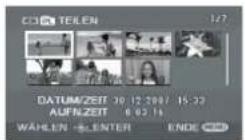 PANASONIC VDR D 220 EG - Aufteilen einer Szene - 2