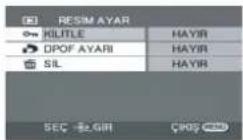 PANASONIC VDR D 220 EG - Sabit görüntü çalması menüleri - 1