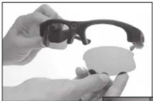 ROLLEI Sunglasses Cam 200 - Wechsel der Brillengläser - 1