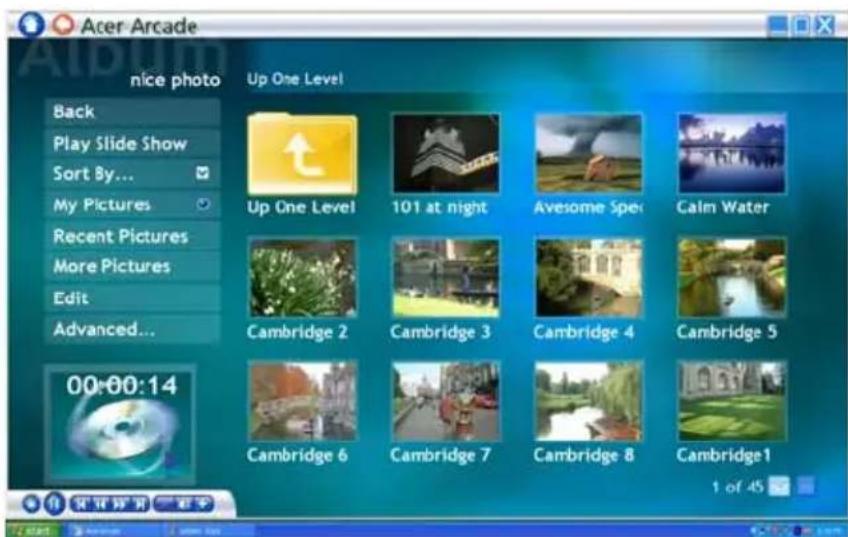 ACER Aspire 9301 - Background mode - 1