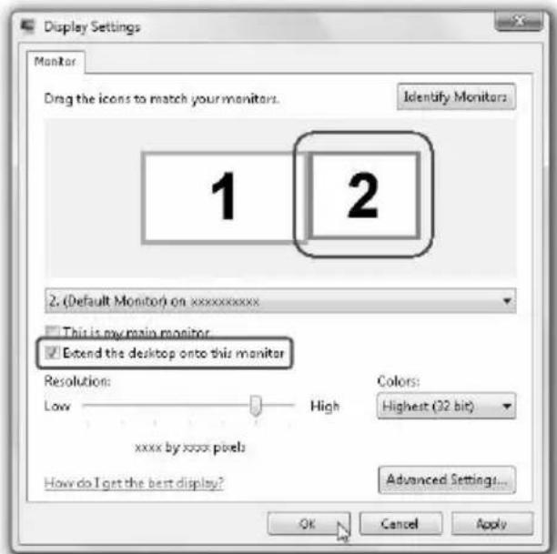 ACER Aspire 7320 - Verwenden der Systemprogramme Acer GridVista (Kompatibel mit Dual-Anzeige) - 2