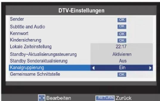 TOSHIBA 32W2331DG - Kanalgruppierung - 1