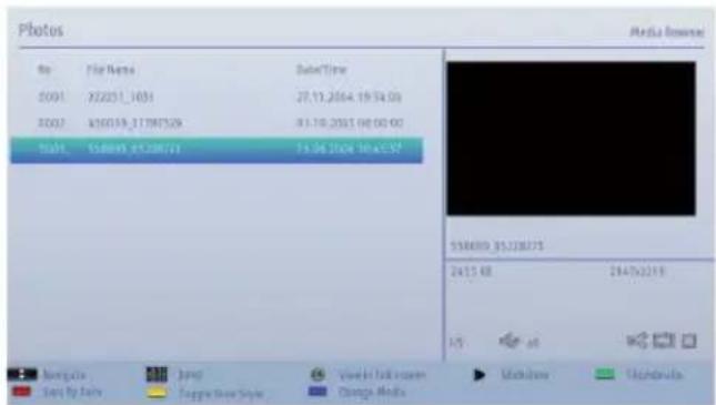 TOSHIBA 32W1343DG - Viewing JPEG Files - 1
