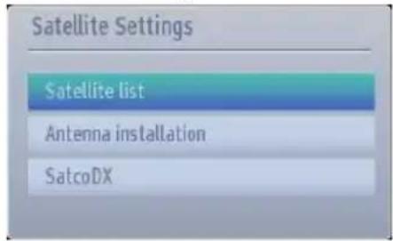 TOSHIBA 32W1343DG - Configuring Satellite Settings - 1