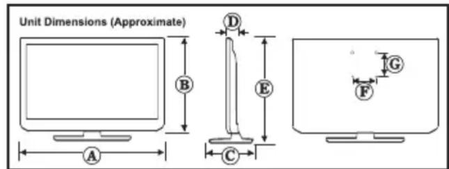 TOSHIBA 32W1343DG - External Connections - 1