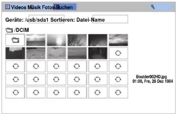 TOSHIBA 32W4333 - Fotoliste (USB und Netzwerk-Player-Fotos) - 1