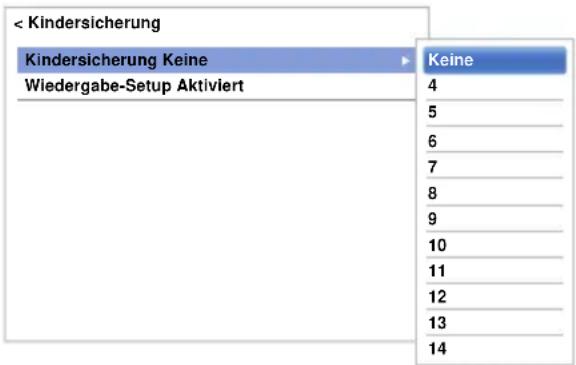TOSHIBA 32W4333 - Kindersicherung Einst. - 1
