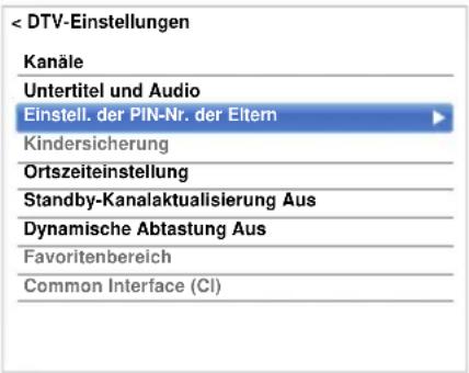 TOSHIBA 32W4333 - Einstell. der PIN-Nr. der Eltern - 1
