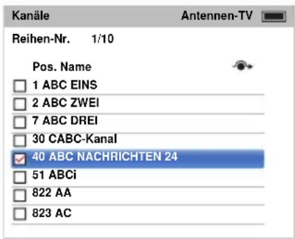 TOSHIBA 32W4333 - Positionen sortieren - 1